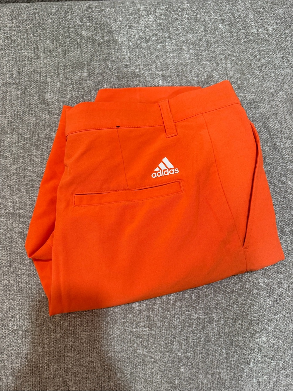 Adidas Orange Performance Golf Shorts